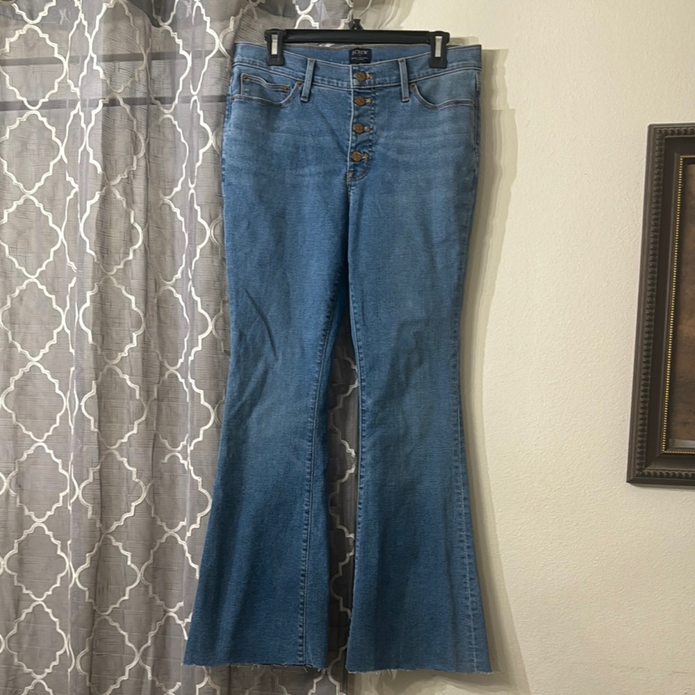 J Crew Full Length Flare Jeans size 28